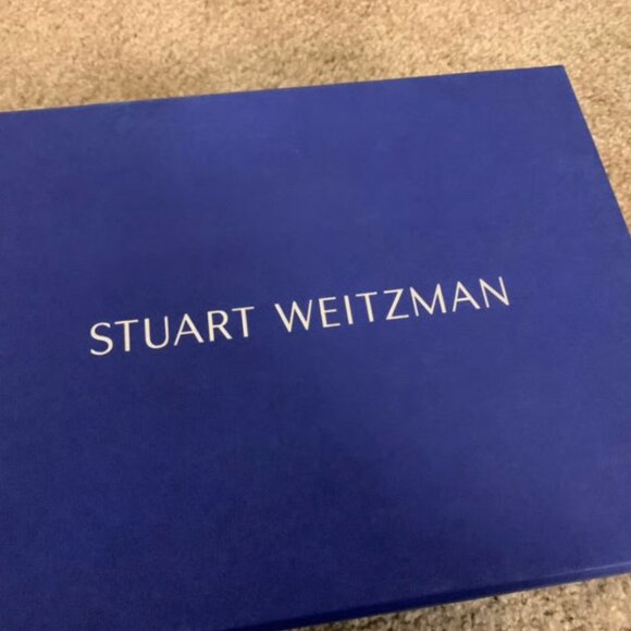 Stuart Weitzman 75 Lessnudist nude leather sandals EU 36/US 5.5 Brand New - Picture 6 of 10